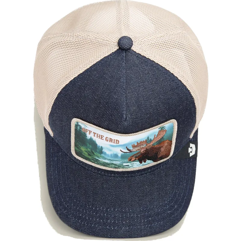 trucker-cap-blau-und-weiss-elch-off-the-grid-staycation-homestead-the-farm-von-goorin-bros trucker-cap-blau-und-weiss-elch-off-the-grid-staycation-homestead-the-farm-von-goorin-bros