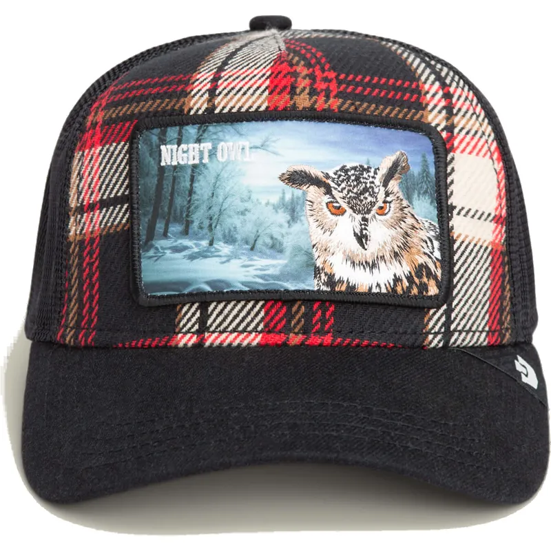 mehrfarbige-trucker-kappe-eule-night-owl-cabin-fever-homestead-the-farm-von-goorin-bros mehrfarbige-trucker-kappe-eule-night-owl-cabin-fever-homestead-the-farm-von-goorin-bros