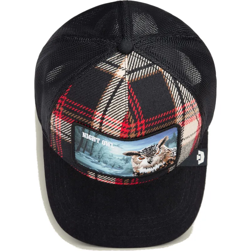 mehrfarbige-trucker-kappe-eule-night-owl-cabin-fever-homestead-the-farm-von-goorin-bros mehrfarbige-trucker-kappe-eule-night-owl-cabin-fever-homestead-the-farm-von-goorin-bros