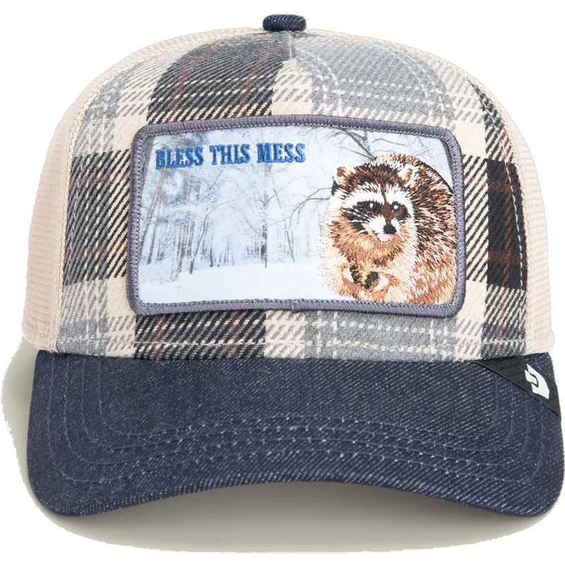 trucker-cap-blau-waschbar-bless-this-mess-free-spirited-homestead-the-farm-von-goorin-bros trucker-cap-blau-waschbar-bless-this-mess-free-spirited-homestead-the-farm-von-goorin-bros