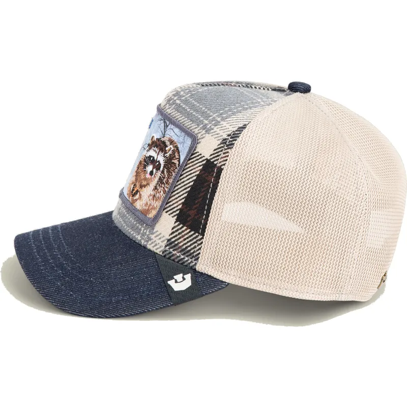 trucker-cap-blau-waschbar-bless-this-mess-free-spirited-homestead-the-farm-von-goorin-bros trucker-cap-blau-waschbar-bless-this-mess-free-spirited-homestead-the-farm-von-goorin-bros