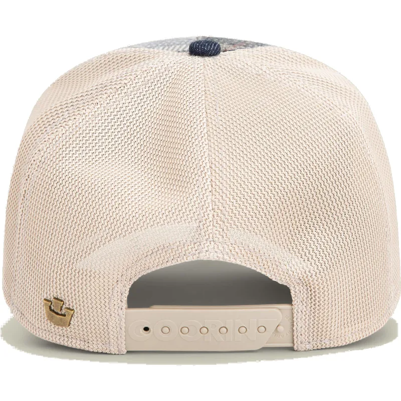 trucker-cap-blau-waschbar-bless-this-mess-free-spirited-homestead-the-farm-von-goorin-bros trucker-cap-blau-waschbar-bless-this-mess-free-spirited-homestead-the-farm-von-goorin-bros