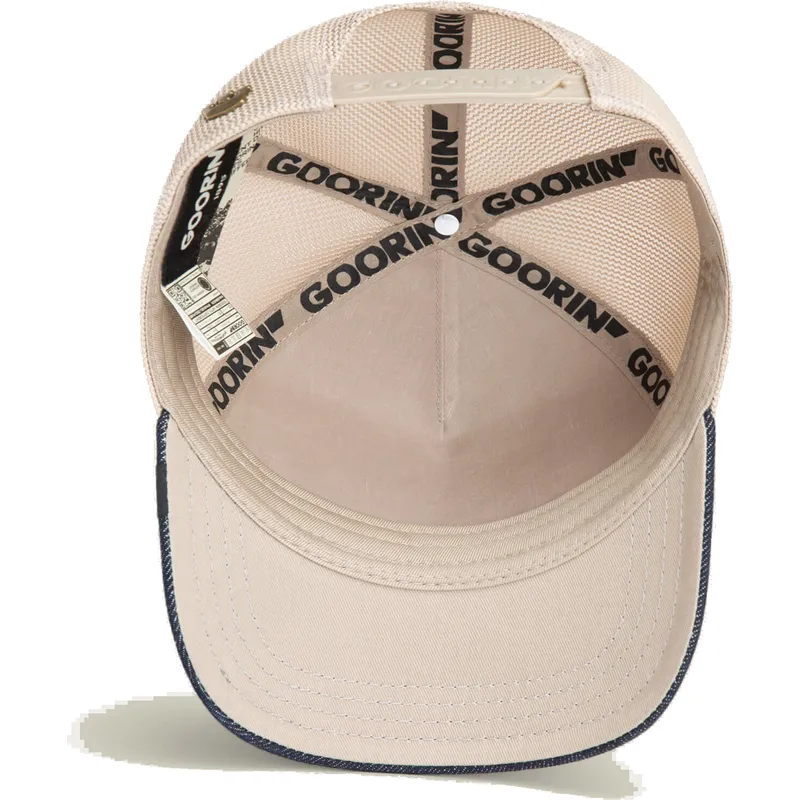 trucker-cap-blau-waschbar-bless-this-mess-free-spirited-homestead-the-farm-von-goorin-bros trucker-cap-blau-waschbar-bless-this-mess-free-spirited-homestead-the-farm-von-goorin-bros
