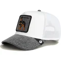 trucker-cap-weiss-und-grau-hund-rottweiler-bad-boy-denim-the-farm-von-goorin-bros