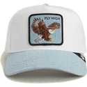 casquette-trucker-blanche-et-bleue-aigle-fly-high-denim-the-farm-goorin-bros