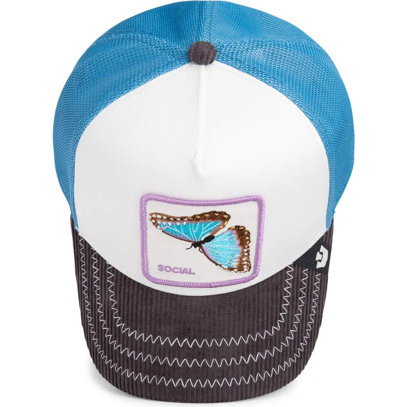 mehrfarbige-trucker-kappe-schmetterling-social-remix-the-farm-von-goorin-bros