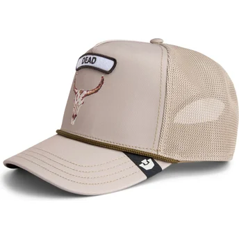 Mützen gebogen beige snapback GB2 Skull The Rocker The Farm Goorin Bros.