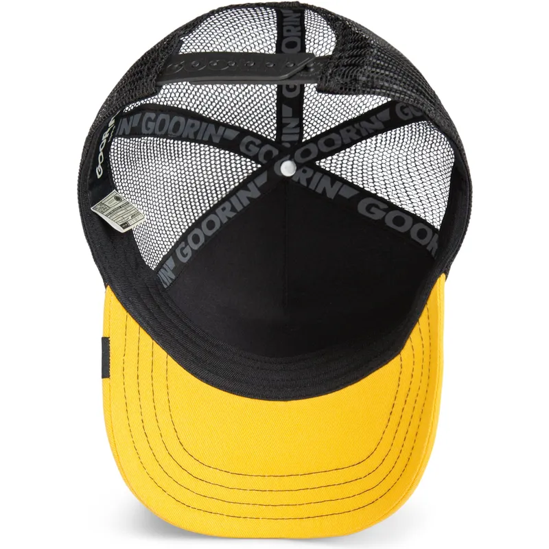 trucker-cap-schwarz-und-gelb-skorpion-deadly-sport-the-farm-von-goorin-bros