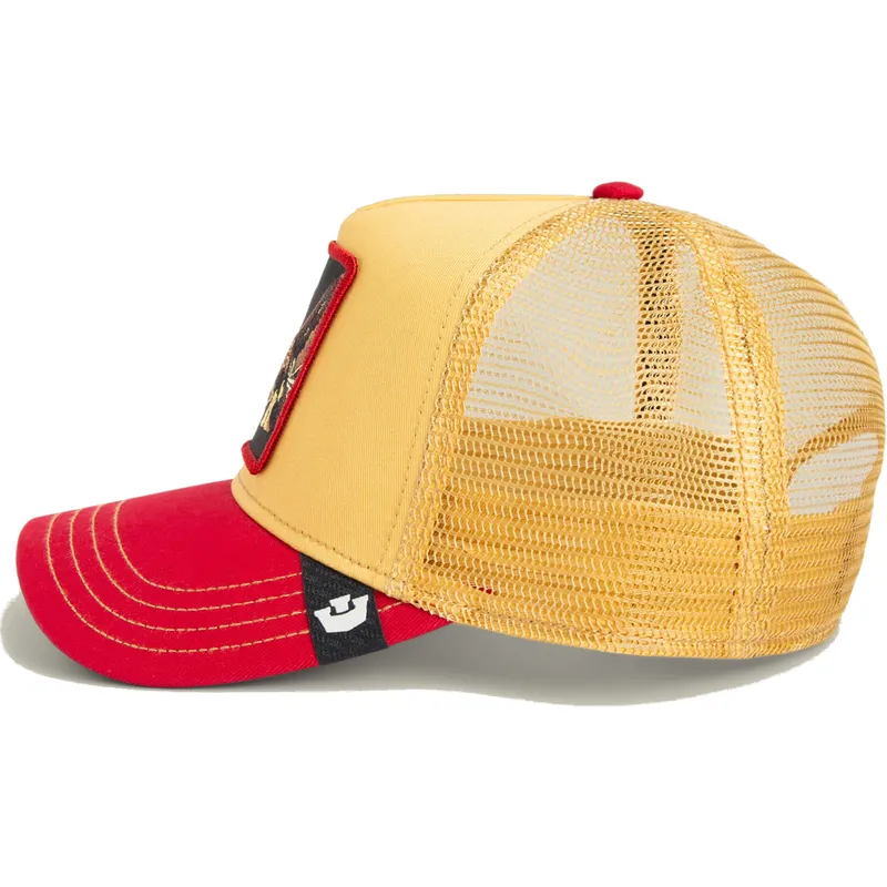 trucker-cap-gelb-und-rot-adler-the-faithful-eagle-sport-the-farm-von-goorin-bros