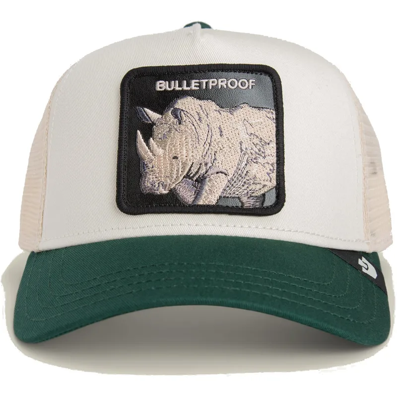 trucker-cap-weiss-und-grun-nashorn-bulletproof-bulletproof-sport-the-farm-von-goorin-bros