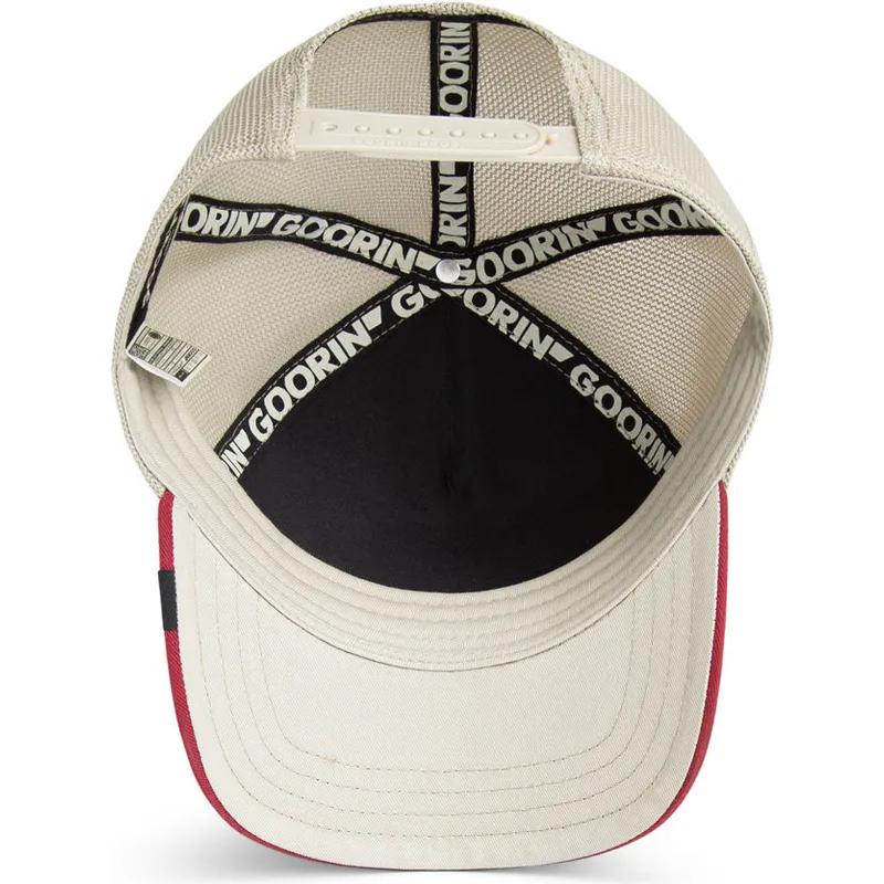 mehrfarbige-trucker-kappe-schildkrote-og-tri-tone-the-farm-von-goorin-bros