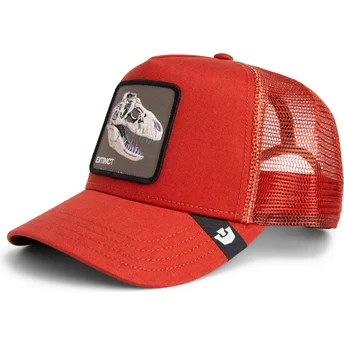 Mützen gebogen rot snapback The Extinct Skull Grit The...