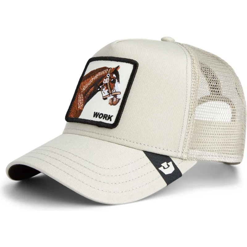 weisse-trucker-kappe-pferd-work-horse-grit-the-farm-von-goorin-bros weisse-trucker-kappe-pferd-work-horse-grit-the-farm-von-goorin-bros