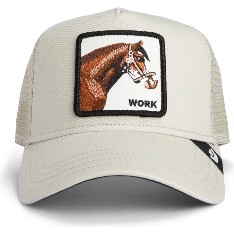 weisse-trucker-kappe-pferd-work-horse-grit-the-farm-von-goorin-bros weisse-trucker-kappe-pferd-work-horse-grit-the-farm-von-goorin-bros