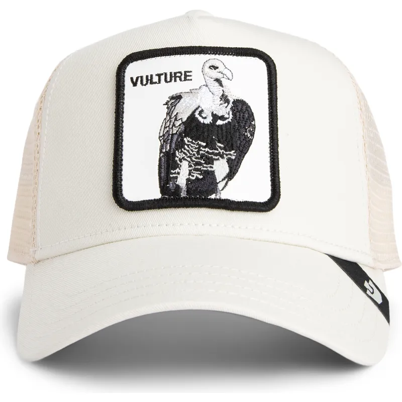 weisse-trucker-kappe-geier-vulture-grit-the-farm-von-goorin-bros weisse-trucker-kappe-geier-vulture-grit-the-farm-von-goorin-bros