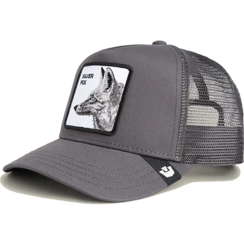 Mützen gebogen grau snapback Silver Foxxx The Farm Goorin Bros.
