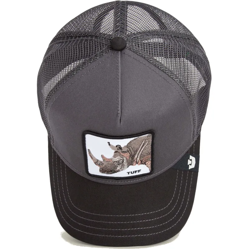 graue-trucker-kappe-fur-jungen-nashorn-the-tuff-mini-the-farm-von-goorin-bros