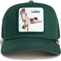 grune-trucker-kappe-fur-kinder-ente-the-lucky-mini-the-farm-von-goorin-bros