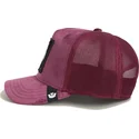 trucker-cap-weinrot-tiger-savage-tiger-velour-the-farm-von-goorin-bros