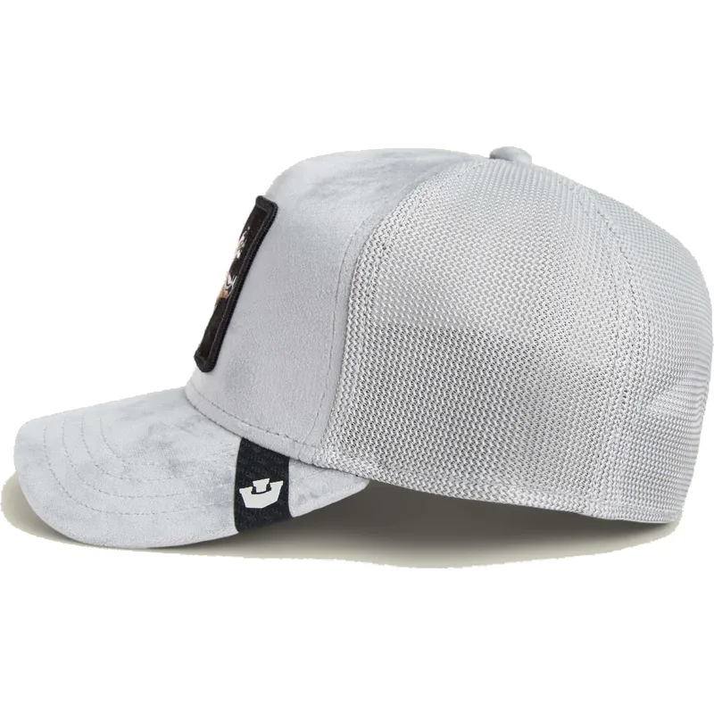 trucker-cap-grau-wolf-maverick-wolf-velour-the-farm-von-goorin-bros trucker-cap-grau-wolf-maverick-wolf-velour-the-farm-von-goorin-bros