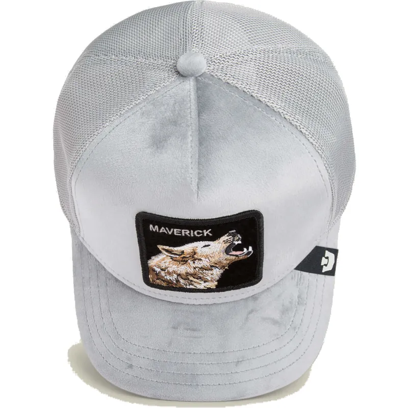 trucker-cap-grau-wolf-maverick-wolf-velour-the-farm-von-goorin-bros trucker-cap-grau-wolf-maverick-wolf-velour-the-farm-von-goorin-bros