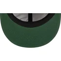 braune-und-grune-verstellbare-flatcap-9fifty-retro-crown-wool-pinstripe-der-oakland-athletics-mlb-von-new-era