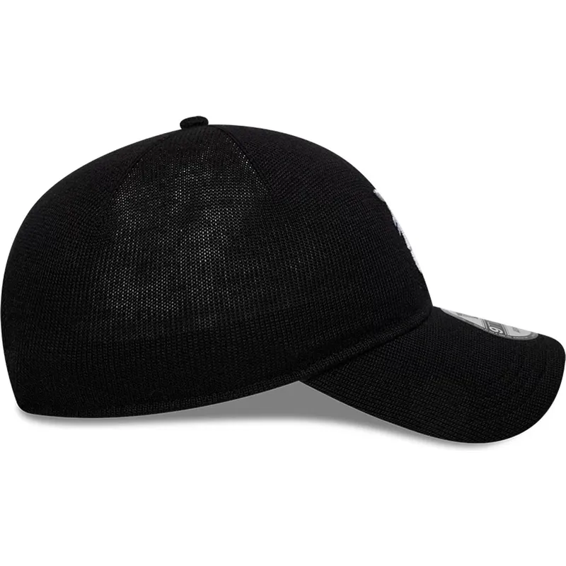 schwarze-verstellbare-curved-cap-9twenty-merino-wool-der-detroit-tigers-mlb-von-new-era schwarze-verstellbare-curved-cap-9twenty-merino-wool-der-detroit-tigers-mlb-von-new-era