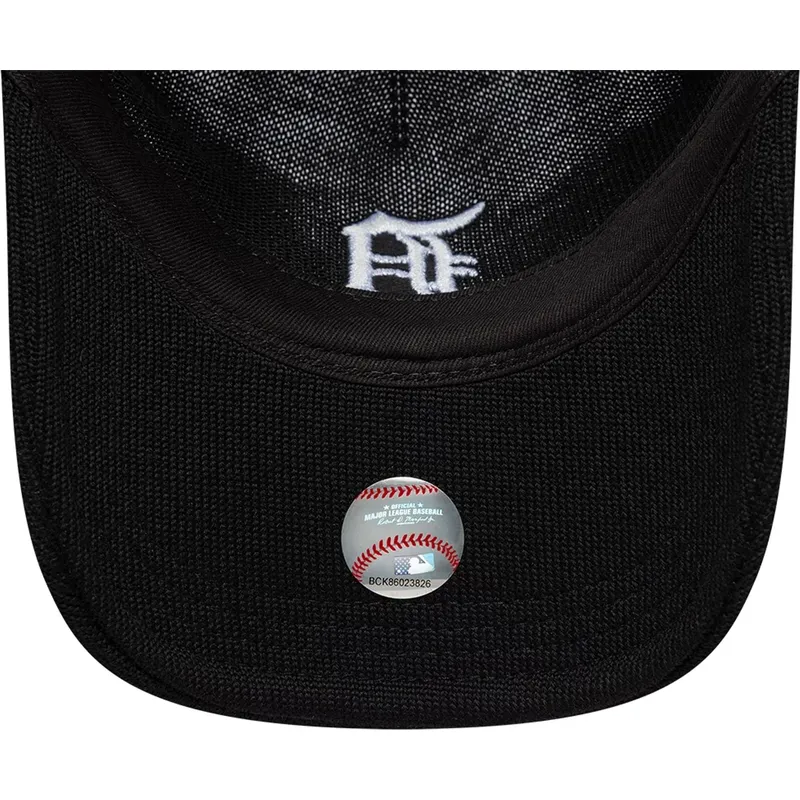 schwarze-verstellbare-curved-cap-9twenty-merino-wool-der-detroit-tigers-mlb-von-new-era schwarze-verstellbare-curved-cap-9twenty-merino-wool-der-detroit-tigers-mlb-von-new-era