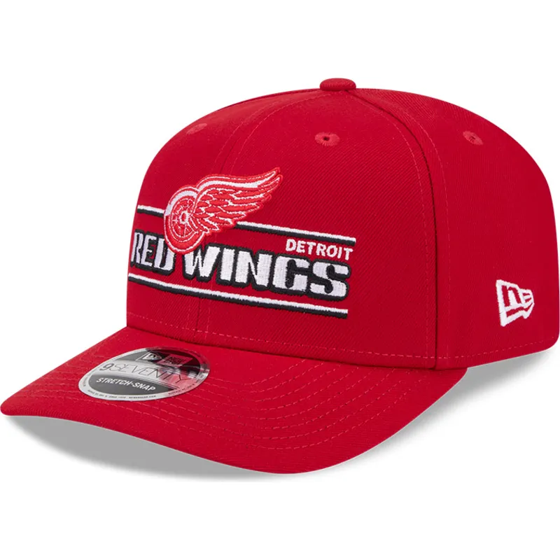 rote-gebogene-snapback-kappe-9seventy-stretch-snap-stated-der-detroit-red-wings-nhl-von-new-era
