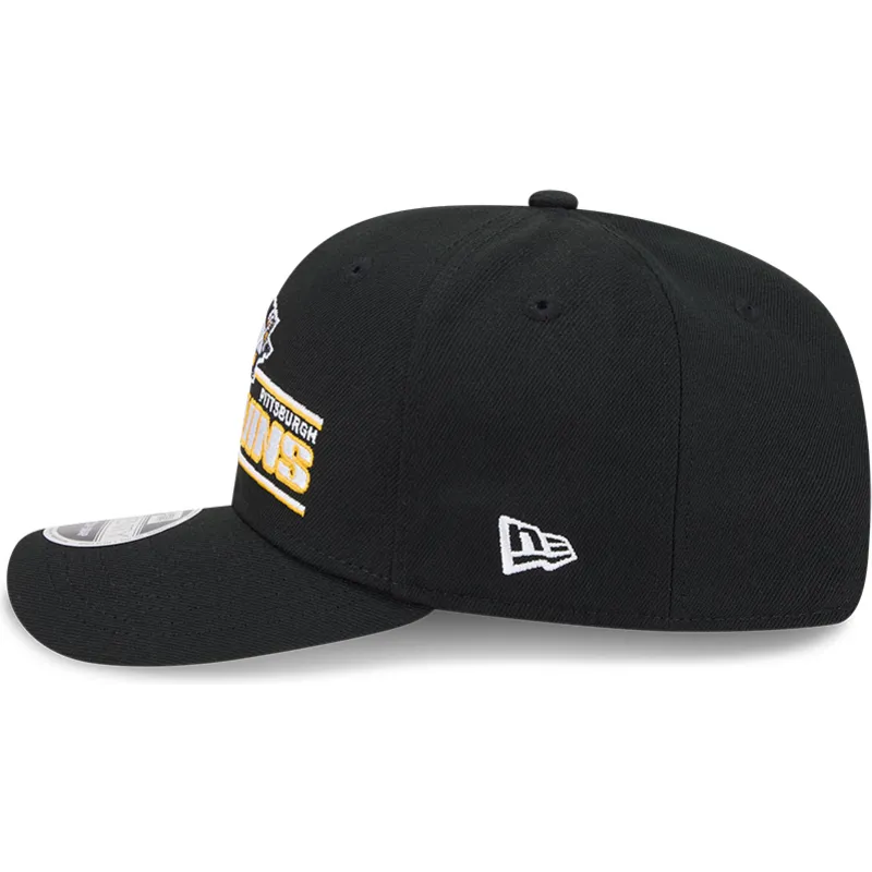 schwarze-gebogene-snapback-kappe-9seventy-stretch-snap-stated-der-pittsburgh-penguins-nhl-von-new-era