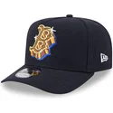 marineblaue-gebogene-snapback-kappe-9fifty-a-frame-emblem-der-boston-red-sox-mlb-von-new-era
