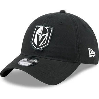 Mützen gebogen schwarz verstellbares band 9TWENTY Stamp der Vegas Golden Knights NHL von New Era