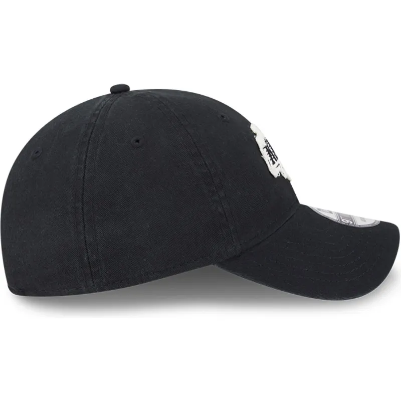 schwarze-verstellbare-curved-cap-9twenty-stamp-der-los-angeles-kings-nhl-von-new-era