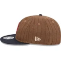 braune-und-marineblaue-verstellbare-flache-kappe-9fifty-retro-crown-wool-pinstripe-der-boston-red-sox-mlb-von-new-era