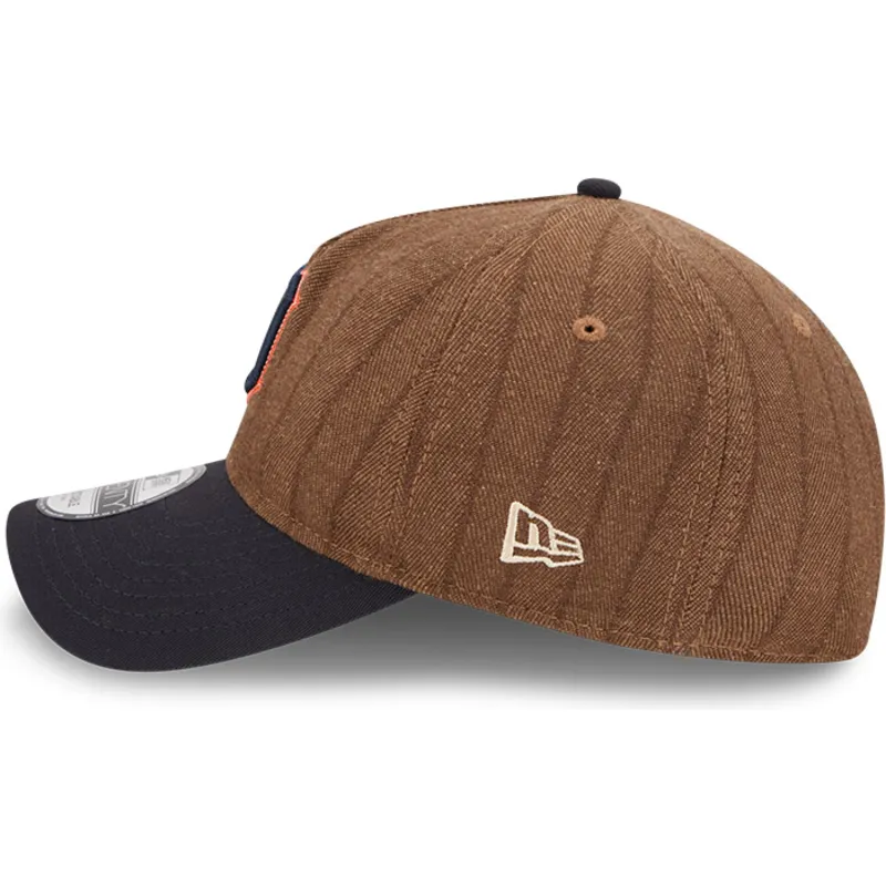 braune-und-marineblaue-verstellbare-curved-cap-9twenty-a-frame-wool-pinstripe-der-detroit-tigers-mlb-von-new-era braune-und-marineblaue-verstellbare-curved-cap-9twenty-a-frame-wool-pinstripe-der-detroit-tigers-mlb-von-new-era
