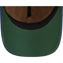 braune-und-marineblaue-verstellbare-curved-cap-9twenty-a-frame-wool-pinstripe-der-detroit-tigers-mlb-von-new-era