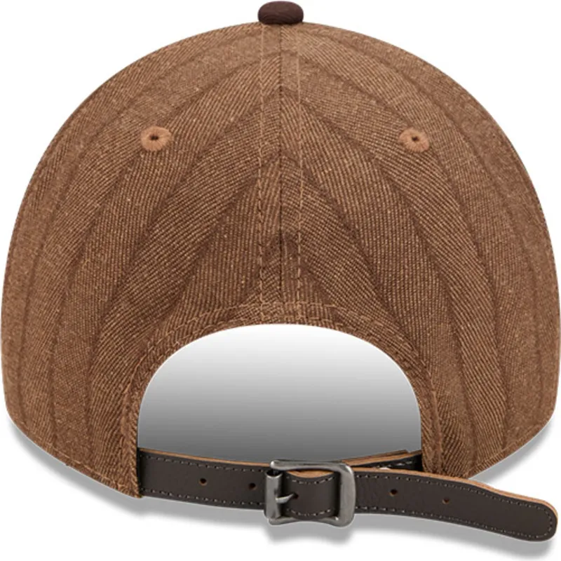 braune-verstellbare-gebogene-kappe-9twenty-a-frame-wool-pinstripe-der-san-diego-padres-mlb-von-new-era