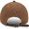 braune-und-grune-verstellbare-curved-cap-9twenty-a-frame-wool-pinstripe-der-oakland-athletics-mlb-von-new-era