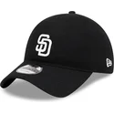 schwarze-verstellbare-curved-cap-9twenty-merino-wool-der-san-diego-padres-mlb-von-new-era