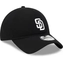 schwarze-verstellbare-curved-cap-9twenty-merino-wool-der-san-diego-padres-mlb-von-new-era