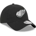 casquette-courbee-noire-ajustable-9twenty-stamp-detroit-red-wings-nhl-new-era