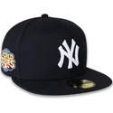 marineblaue-anliegende-59fifty-flatcap-world-series-2009-side-patch-der-new-york-yankees-mlb-von-new-era