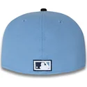 flache-blaue-angepasste-59fifty-kappe-world-series-2003-side-patch-der-new-york-yankees-mlb-von-new-era