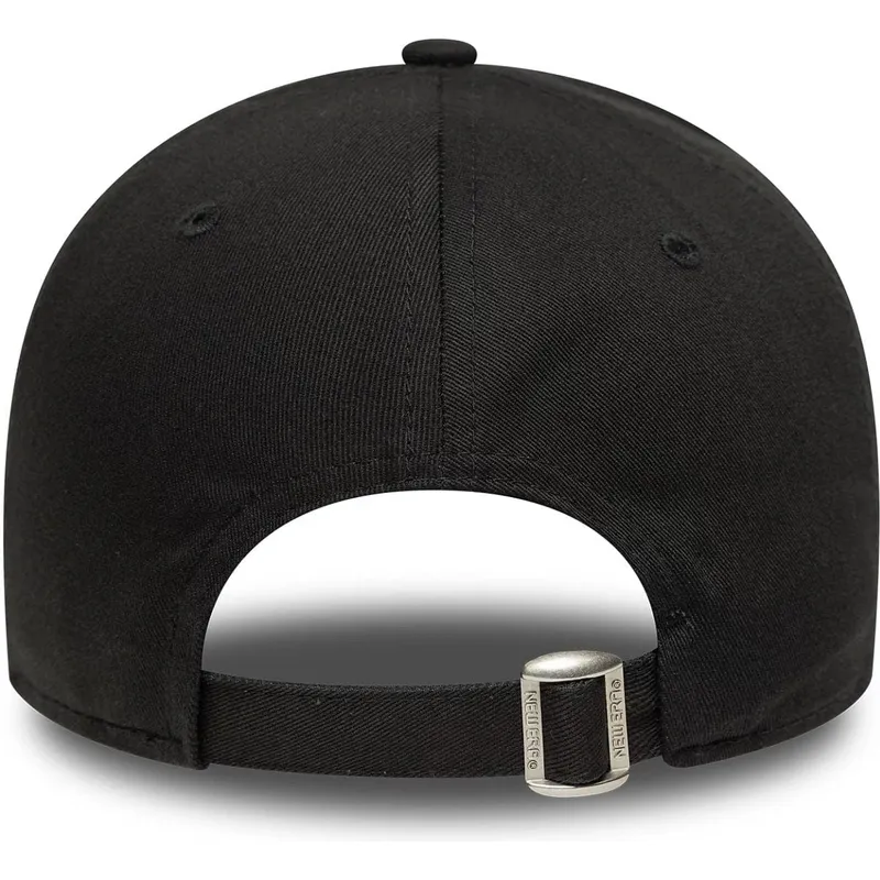 schwarze-verstellbare-curved-cap-mit-grunem-logo-9forty-outline-der-new-york-yankees-mlb-von-new-era