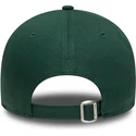 grune-verstellbare-curved-cap-9forty-visor-script-der-los-angeles-dodgers-mlb-von-new-era