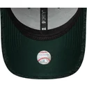 grune-verstellbare-curved-cap-9forty-winter-borg-der-oakland-athletics-mlb-von-new-era