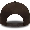braune-gebogene-snapback-kappe-9forty-e-frame-side-patch-der-los-angeles-dodgers-mlb-von-new-era