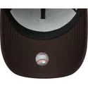 braune-gebogene-snapback-kappe-9forty-e-frame-side-patch-der-los-angeles-dodgers-mlb-von-new-era