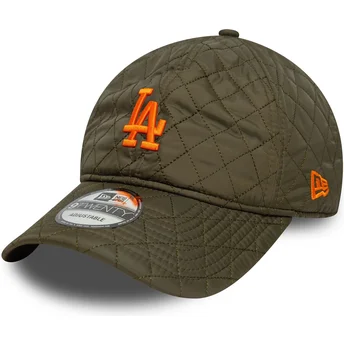 Mützen gebogen grün verstellbares band 9TWENTY Quilted der Los Angeles Dodgers MLB von New Era