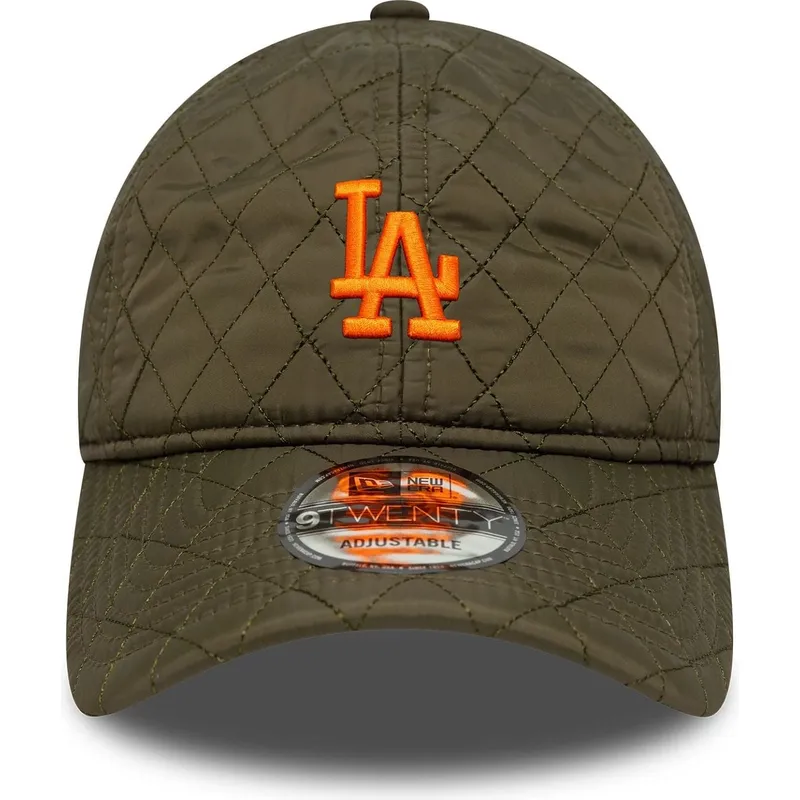 grune-verstellbare-curved-cap-mit-orangefarbenem-logo-9twenty-quilted-der-los-angeles-dodgers-mlb-von-new-era grune-verstellbare-curved-cap-mit-orangefarbenem-logo-9twenty-quilted-der-los-angeles-dodgers-mlb-von-new-era